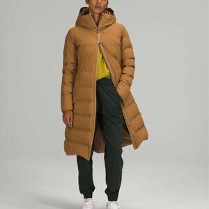 Lululemon Sleet Street Long Down Jacket Sz 12